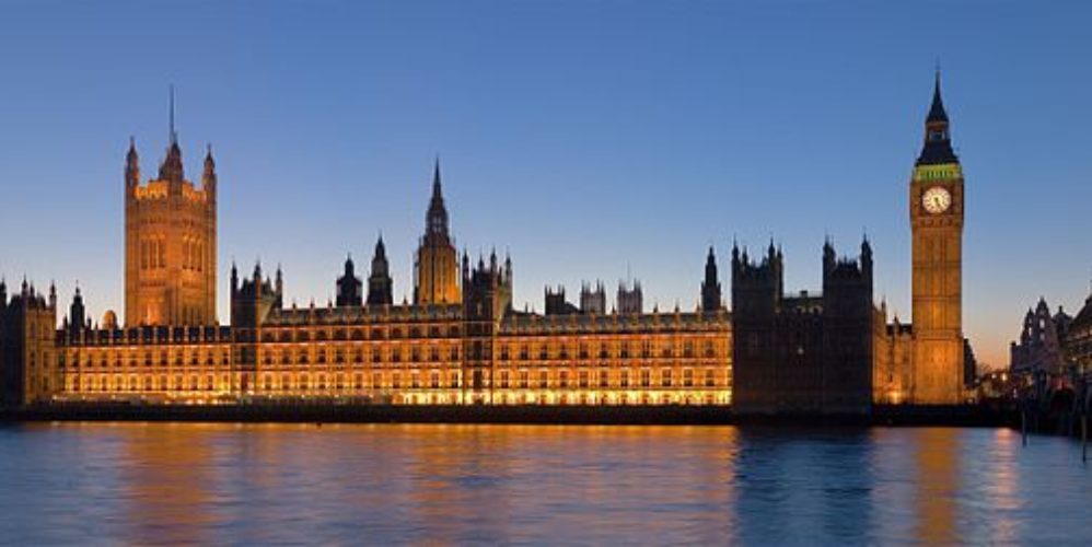 Palace of Westminster at night (2007) DAVID ILIFF License CC-BY-SA 3.0